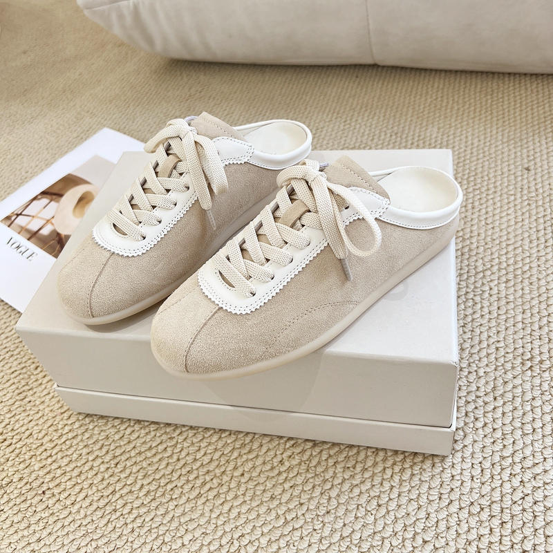 B-Ultra Popular New Summer Closed-Toe Half-Slippers for Women, Genuine Leather Comfortable Versatile Slip-On Lazy Shoes Without Heel B-Ultra Popular New Summer Closed-Toe Half-Slippers for Women, Genuine Leather Comfortable Versatile Slip-On Lazy Shoes Without Heel