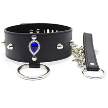  sm adult sex torture tool Dog chain belt Dog ring Neck cover Neck cover Collar Binding training male and female dog slave supplies