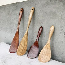 Chestnut Wood shovel non-stick pot special spatula set wood cooking spatula rice scoop long handle wooden kitchenware