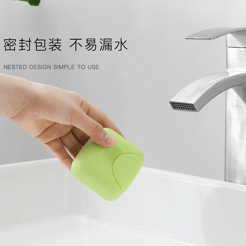 Мыло для путешествий, портативная мыльница, водонепроницаемый замок, крышка с крышкой