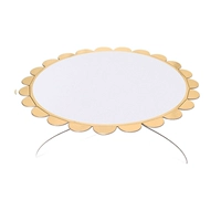 Однослойный десертный стол белый