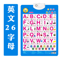 English phonetic Wall Chart 26 English alphabet wall chart pronunciation childrens point reading wall stickers case first grade