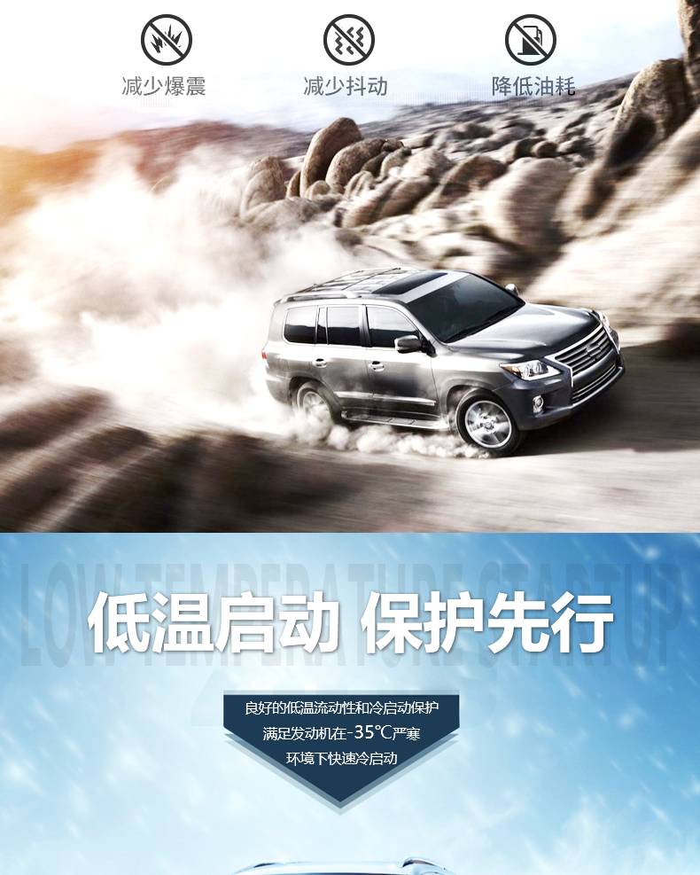 统一石化 5W-30 sn级全合成机油 4L 图4
