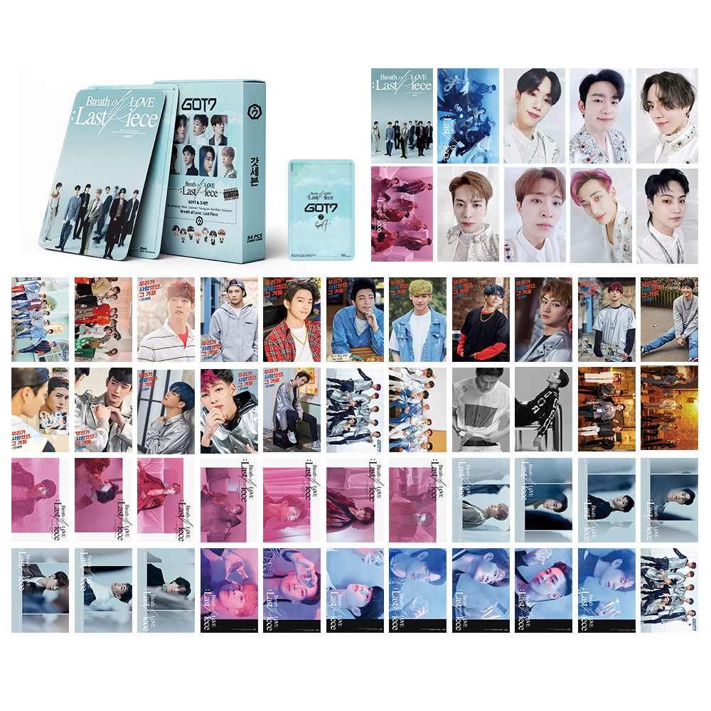 GOT7 peripheral Wang Jia Er Duan Yi En with the same photo card LOMO small card Love bean card collection should help decoration