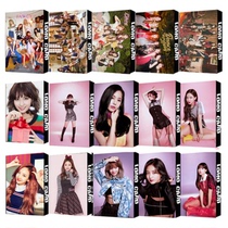 TWICE peripheral album same style Zhou Ziyu Jin Duoxian Hirai Peach photo card LOMO small card Love bean card