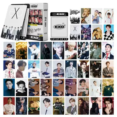 EXO around the same type of Bian Hyun Park Chan Lie Wu Shixun Yixing LOMO small card Love Bean card small card photo card