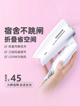 Flying Co Hair Dryer Student Dormitory Small Power Cold Hot Air Hair Care Foldable Mini Electric Blow Wind Cylinder Home