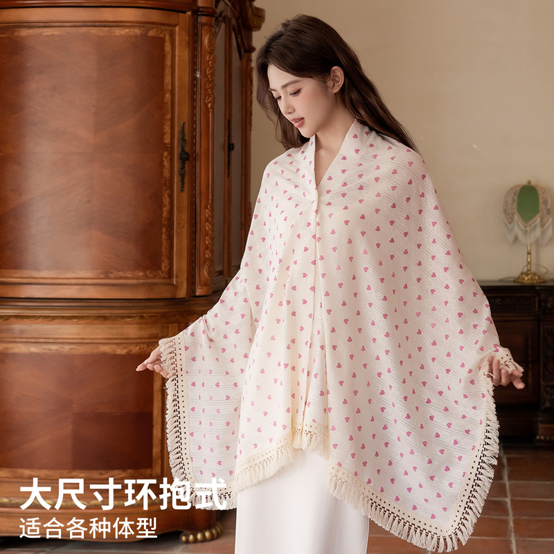 Pure Cotton Breathable Postpartum Shawl, Windproof Shawl for Air-Conditioned Rooms, Postpartum Shoulder Protection, Nursing Cover, Fashionable Trendy Large Shawl Pure Cotton Breathable Postpartum Shawl, Windproof Shawl for Air-Conditioned Rooms, Postpartum Shoulder Protection, Nursing Cover, Fashionable Trendy Large Shawl