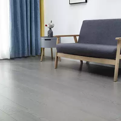 New product metallic paint oak three-layer solid wood composite floor Household bedroom living room environmental protection wear-resistant composite wood floor