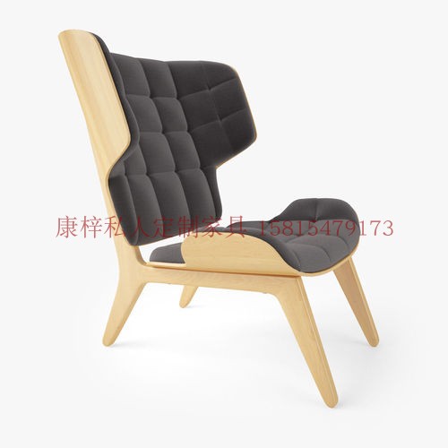 Kangxi tư nhân tùy chỉnh đồ nội thất thiết kế ghế voi ma mút Bắc Âu thiết kế ghế cao trở lại ghế mềm - Đồ nội thất thiết kế sofa góc