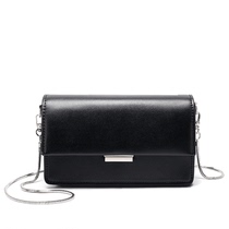 Skew Satchel Women 2022 New Summer Fashion Minimalist Chain Small Square Bag Europe Station Single Shoulder Genuine Leather Women Bag