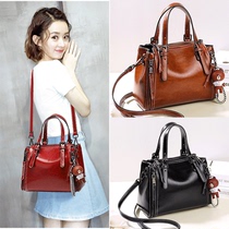 Star same bag female 2020 New Tide fashion Joker cowhide bucket bag shoulder cross body leather Women bag