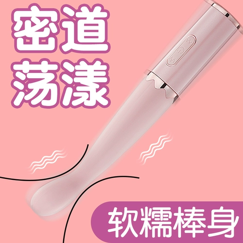 Пара вибрационных стержней разделяет стержни мастурбации, вставленные в электрический массаж, инструмент для секса, инструмент сексуального продукта женщин