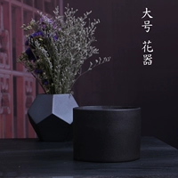 Lớn sắt tráng men nồi gốm bán buôn nghệ thuật cổ điển bình hoa chèn máy tính để bàn mô phỏng hoa màu xanh lá cây chậu hoa - Vase / Bồn hoa & Kệ chậu hoa nhỏ