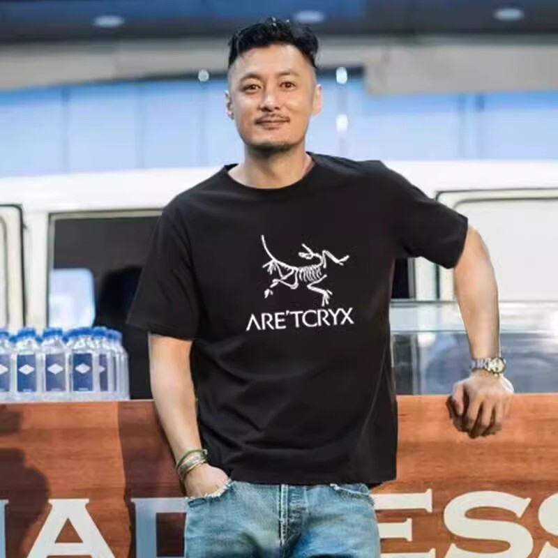 Hong Kong Trendy Brand Luxury High-End American-Style Men's Short-Sleeve Pure Cotton Summer Heavyweight Printed Round-Neck T-Shirt Hong Kong Trendy Brand Luxury High-End American-Style Men's Short-Sleeve Pure Cotton Summer Heavyweight Printed Round-Neck T-Shirt