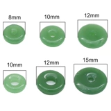 Стеклянный защитный амулет из нефрита, пряжка, ожерелье и браслет, аксессуар ручной работы, плетеные бусины