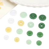 Стеклянный защитный амулет из нефрита, пряжка, ожерелье и браслет, аксессуар ручной работы, плетеные бусины