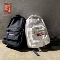 Supreme 20FW Canvas рюкзак рюкзак рюкзак рюкзак для туристических сумок Canvas Bags Мужская спортивная сумка