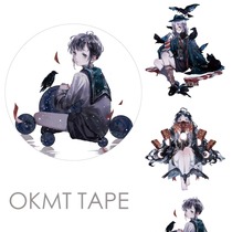 Split up the new seven days and paper adhesive tapes original hand account figures Sky shop windows decorative paper adhesive tapes around