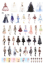 (Uncut) Pocket sticker self-made A4 sulfuric acid paper matt self-adhesive miracle warm character 15