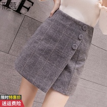 2021 spring spring and autumn winter fashion woolen skirt 2020 new womens winter skirt thick skirt