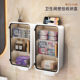 Bathroom Storage Rack Wall-Mounted Tissue Box No-Drill Cosmetic Storage Cabinet Bathroom Toilet Wall Storage Rack
