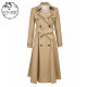 Coat Coat DH01F97012D D-HARRY Dihari mùa xuân Mùa thu dài đúp Row Nút nữ