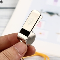 Stainless Steel Whistle 304 Firefighting New Referee Soprano Training Iron Metal Traffic Police Whistle for Fire Coach