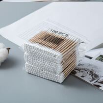 Convenient cotton swab double tip makeup remover lipstick sanitary small cotton swab fine round dual-purpose disposable tattoo special