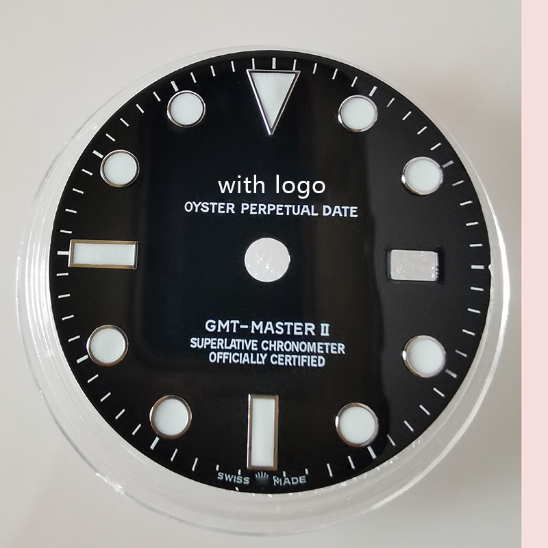 Watch Dial Accessories Substitute Rolex Gmt Dial for 2836/3186/3285 Movement Gmt Dial