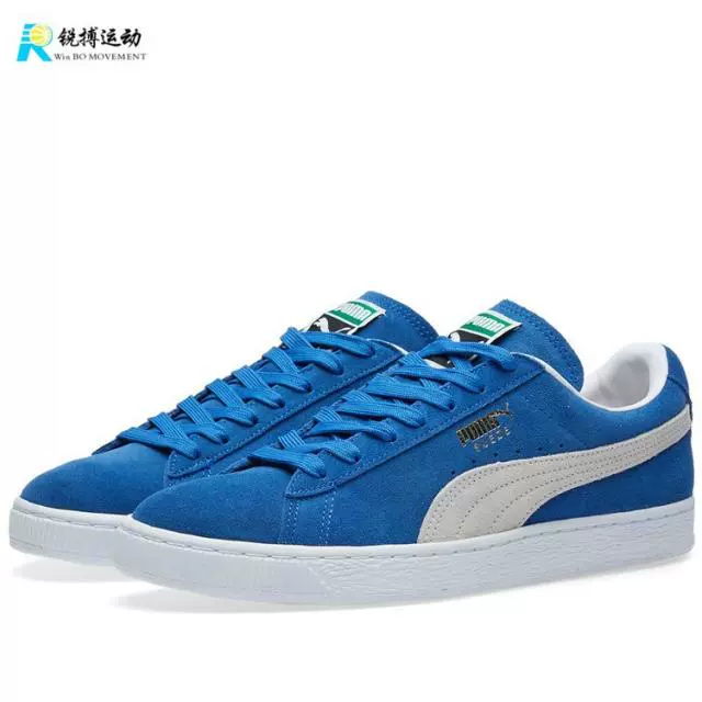 Quầy nhiều màu giày Puma Puma Suede cổ điển phong cách cổ điển 352634 363242 - Dép / giày thường