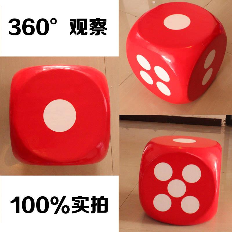 Mid Autumn Boe Cake Big Dice Round Corner Solid Big Color Sublottery Jackpot Game Prop Activity