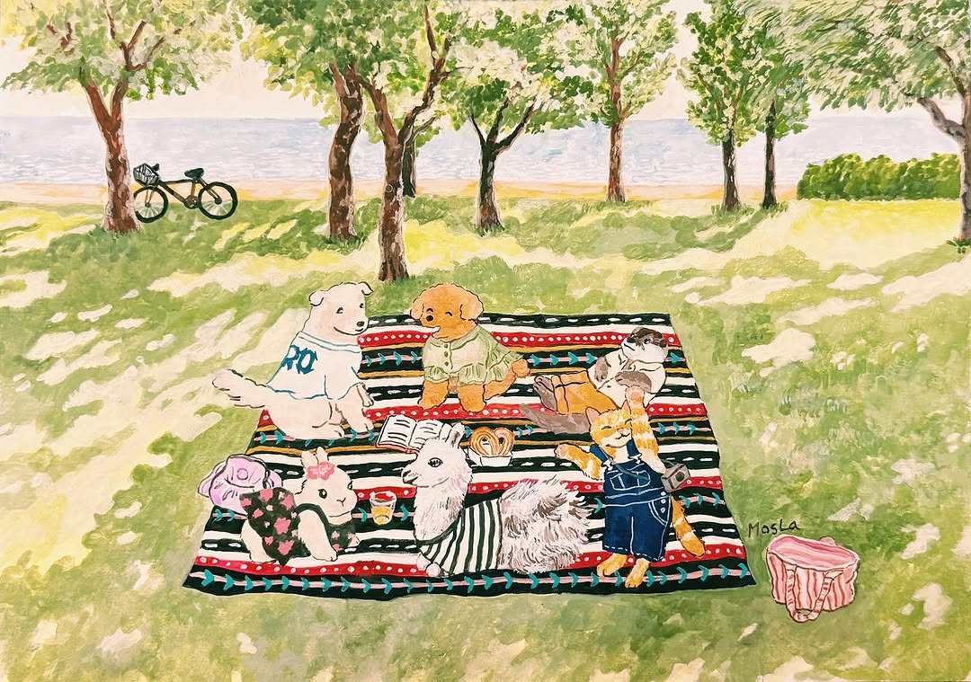 韩国插画师mosla_greem