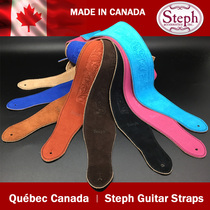 Canadian Stephen Steph BS-2214 hot stamping pattern double leather leather leather guitar strap