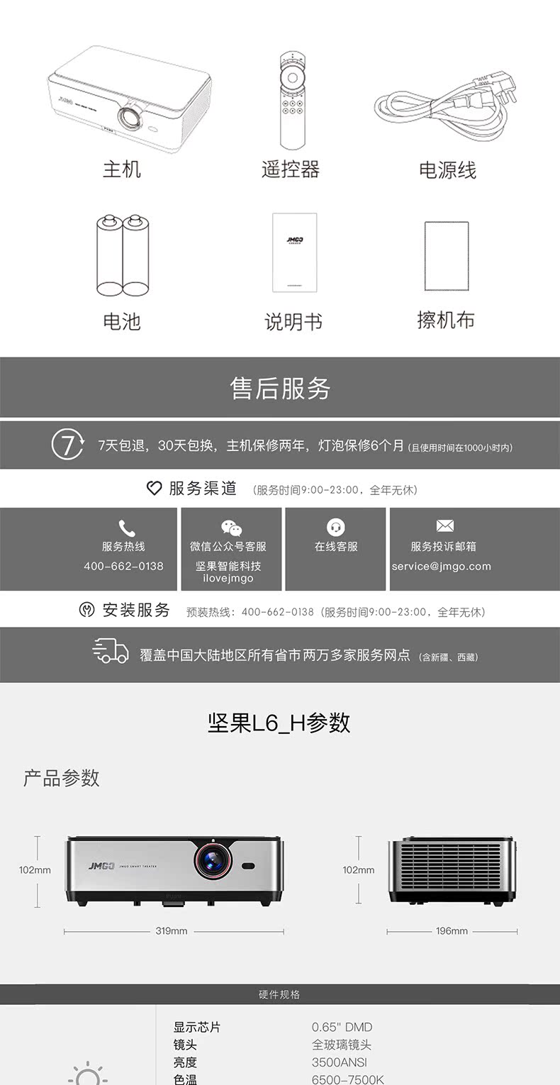 Máy chiếu Nut L6_H dành cho doanh nhân