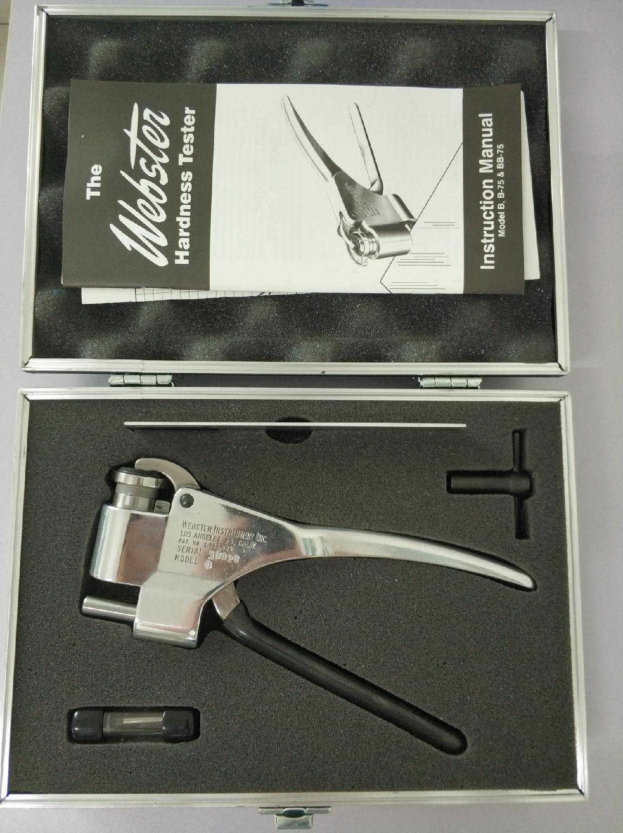 Original installation imported US production of the B-75 type B-75 type of hardometer