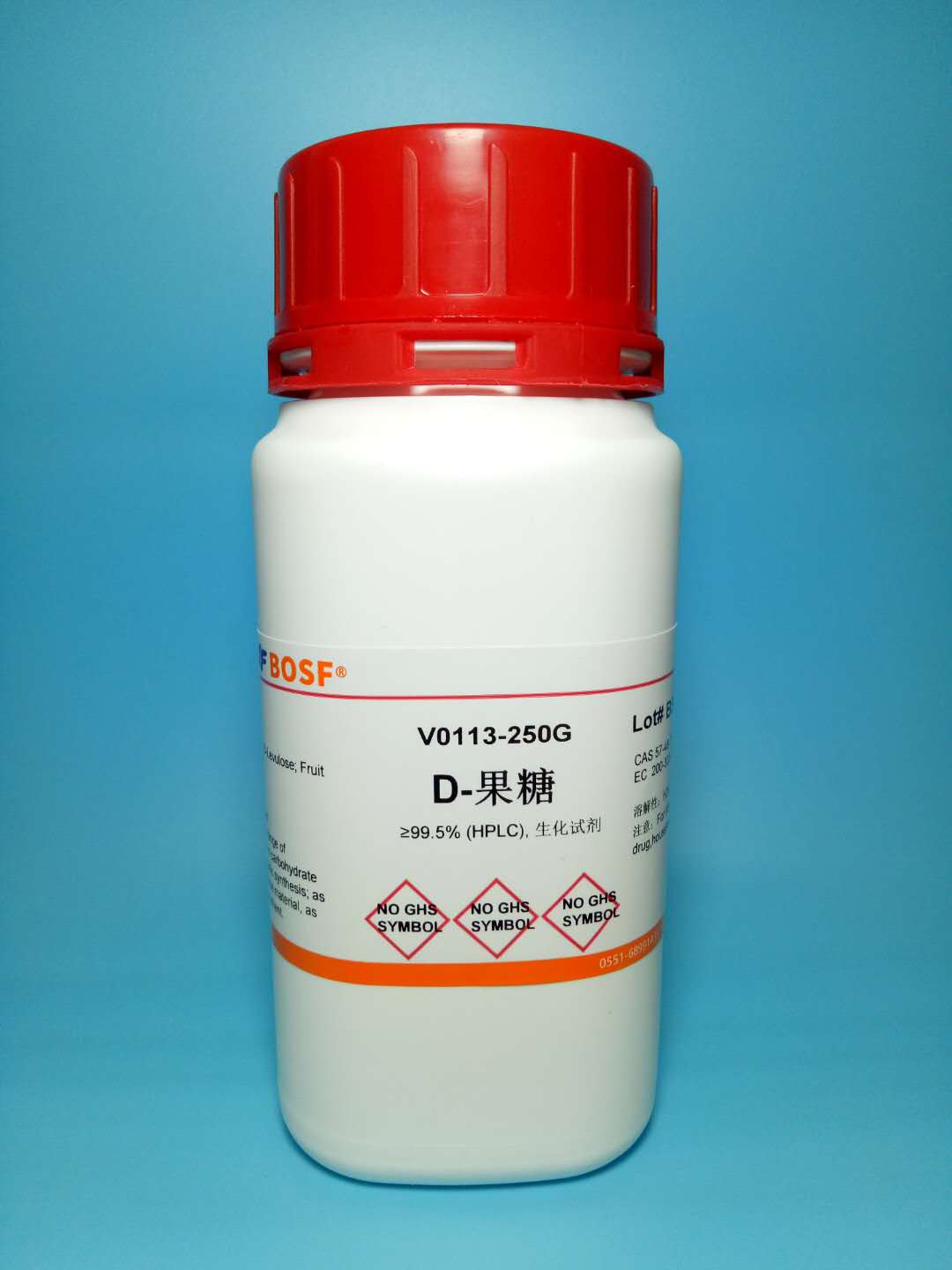 可开票 科研实验试剂 D-果糖/D-fructose/CAS:57-48-7  100g500g