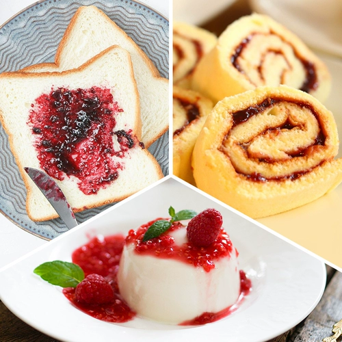 Герой герой Jam Клубничный черничный черный вишневый фруктовый фруктовый алюминиевые коробки на завтрак и пекарня йогурт -соус Свадебная доставка