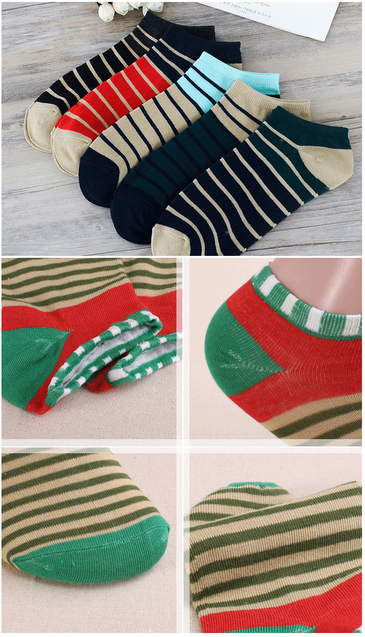 Quần sọc bảy ngày cotton nam retro ống mùa thu và mùa đông mẫu thời trang xu hướng sinh viên khử mùi thoáng khí thấm mồ hôi - Vớ thể thao tất thể thao nike