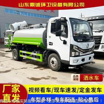 工程雾炮洒水车市政环卫 国六蓝牌汽车洒水车工地降尘雾炮喷洒车