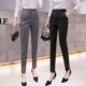 Spring high-waisted suit trousers, work pants, women's professional trousers, women's high-waisted trousers, N overalls, small feet suit pants, spring