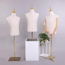 Desktop model props male half-length mannequin suit dress suit display stand clothing store full-body mens clothing model stand