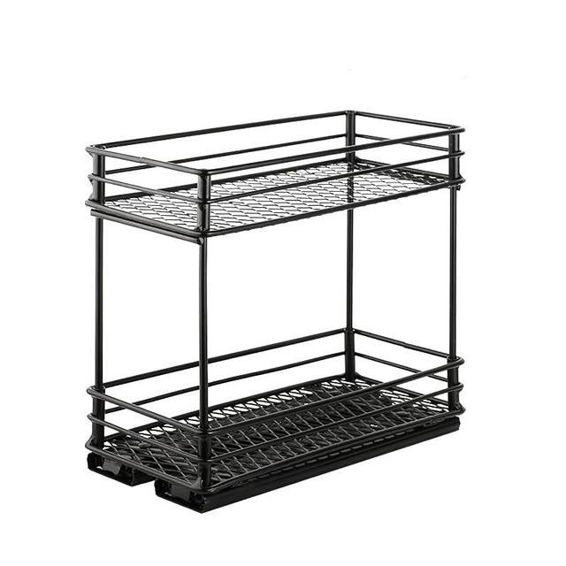 Kitchen seasoning storage rack room cabinet narrow cabinet drawer type extremely narrow small size cabinet pull-out storage rack storage