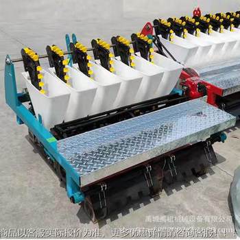 Four-wheel garlic seeder garlic essence sowing machine seeding and fertilization integrated machine 6-12 row seeder