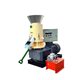 Bamboo wood dust sawdust pelletizer, straw cotton rod crushing and granulating machine, vertical flat mold combustion pellet processing equipment