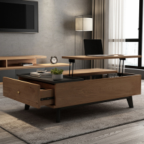 Nordic coffee table TV cabinet combination set modern simple living room multi-function small apartment telescopic tea table cabinet