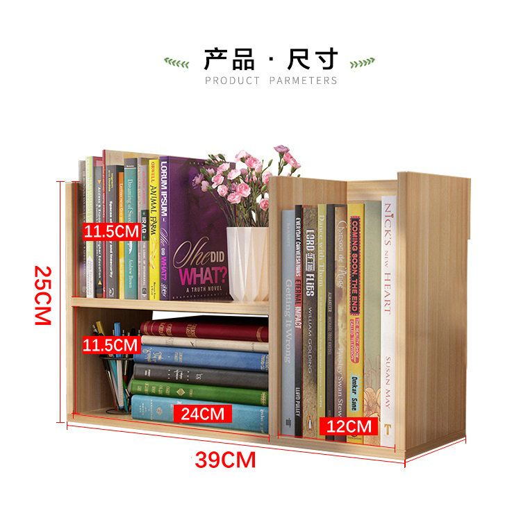 Bàn làm việc đơn giản để bàn kệ sách nhỏ kệ sách trẻ em sinh viên văn phòng lưu trữ giá không gian tủ sách nhỏ - Kệ kệ trang trí phòng khách