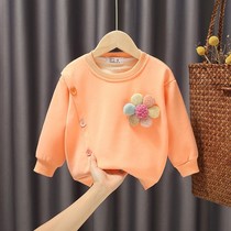 Ballabala small girl acrobab clothing autumn clothing 2020 new Korean version children jacket baby autumn and winter foreign gas plus suede
