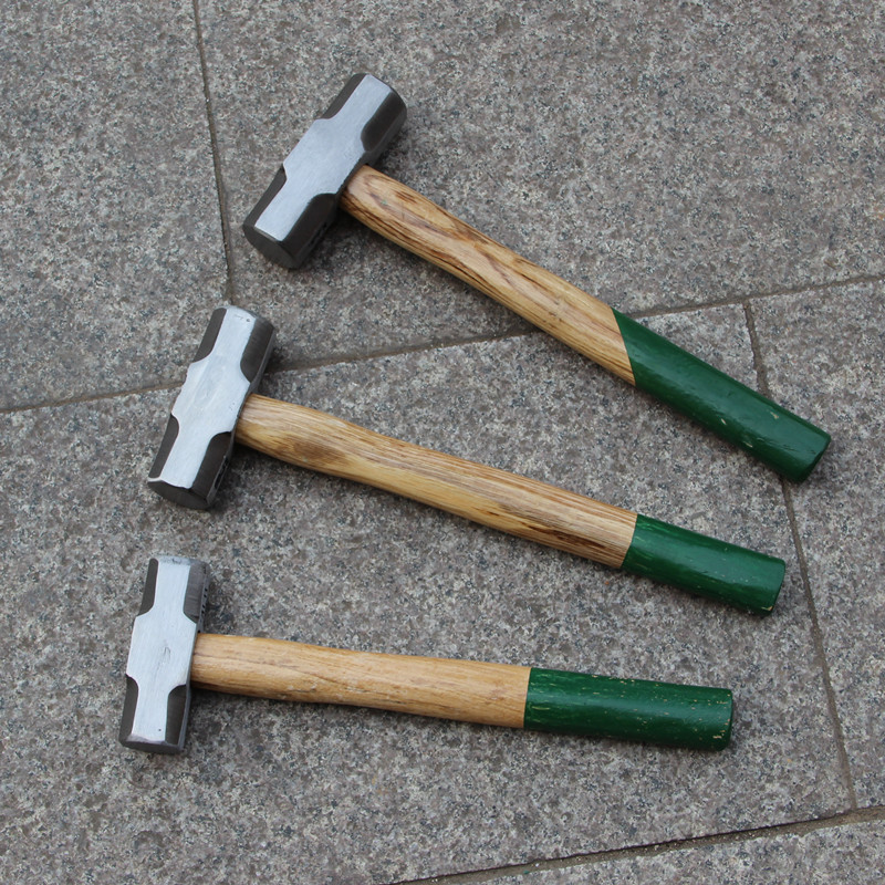 Aniseed Hammer Wood Handle Big Iron Hammer Fire Hammer Stone Workhammer Big Hammer Head Hammer Big Medium Size