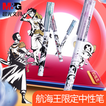 Stationery 20th Anniversary Edition of One Piece King Straight Pen 0 5mm Full Needle Tube Student Test Animation